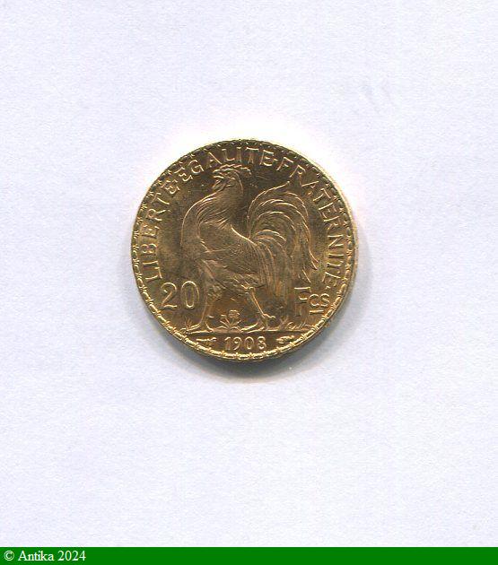 20 FRANCS OR MARIANNE