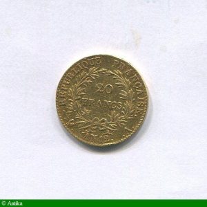 20 FRANCS OR BONAPARTE Ier CONSUL