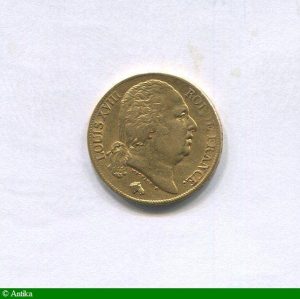 20 FRANCS OR Buste nu