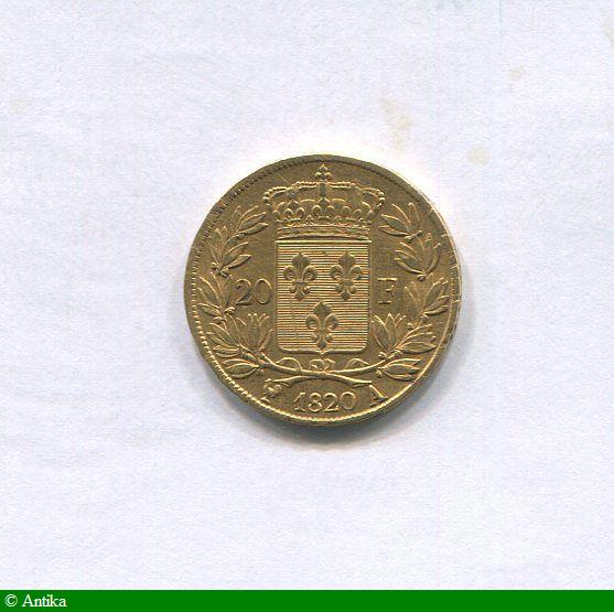 20 FRANCS OR Buste nu