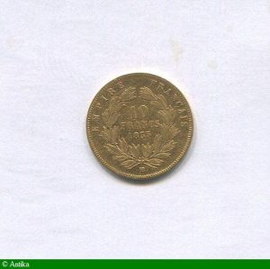10 FRANCS OR NAP III T.N