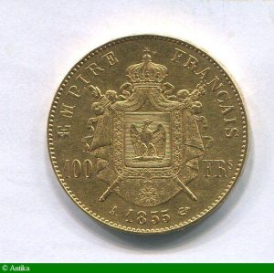 100 FRANCS OR NAP III T.N