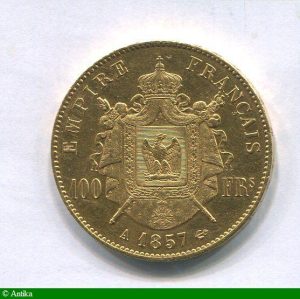 100 FRANCS OR NAP III T.N