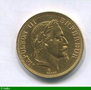 100 FRANCS OR NAP III T.L
