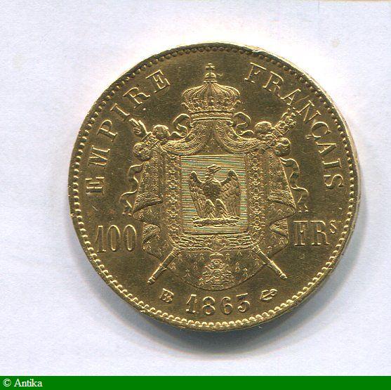 100 FRANCS OR NAP III T.L