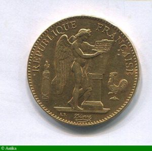 100 FRANCS OR GENIE