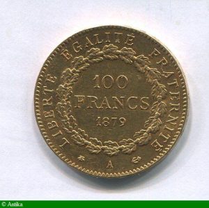 100 FRANCS OR GENIE