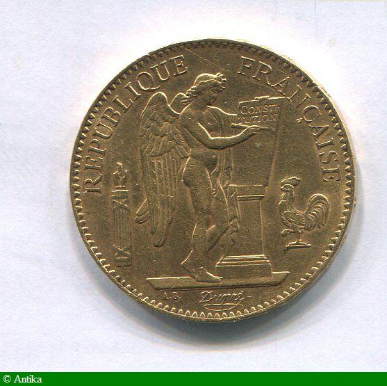 100 FRANCS OR GENIE