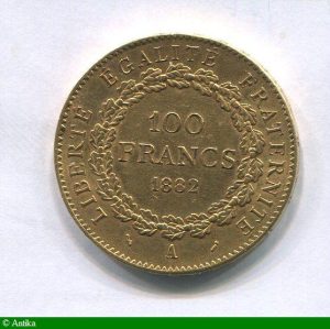 100 FRANCS OR GENIE