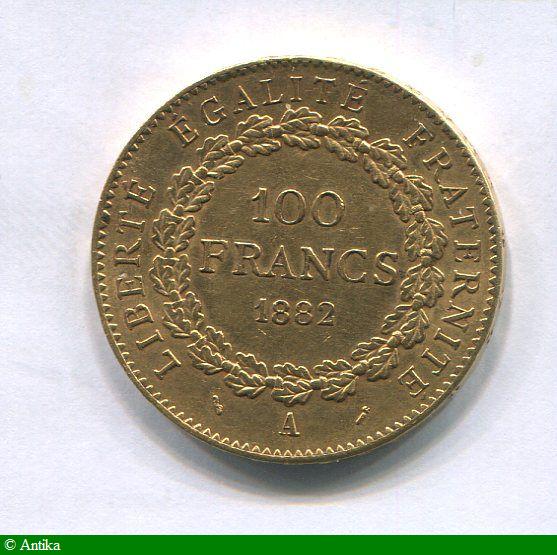 100 FRANCS OR GENIE