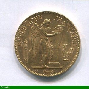 100 FRANCS OR GENIE