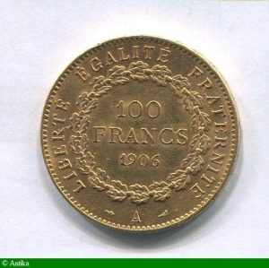 100 FRANCS OR GENIE