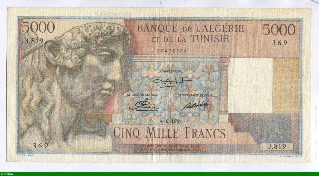 5000 FRANCS APPOLON
