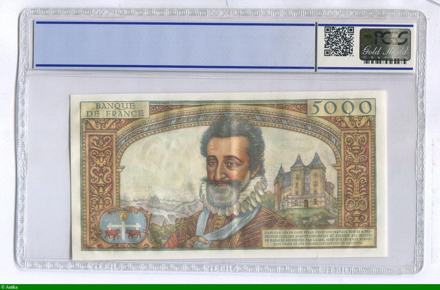 5000 FRANCS HENRI IV - Type 1957