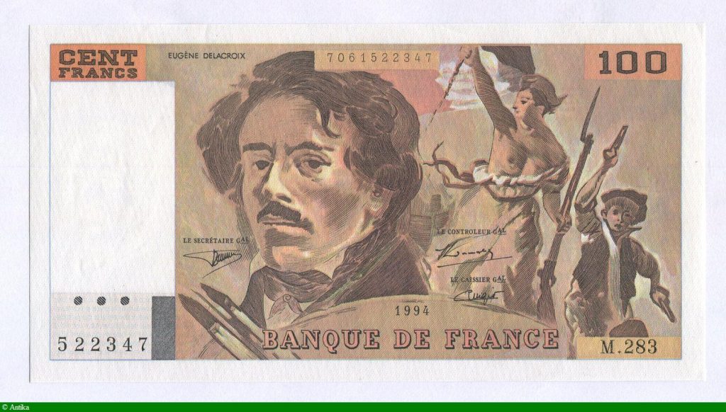 100 FRANCS DELACROIX - Type 1978 "442-1 & 442-2"