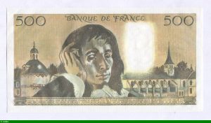 500 FRANCS PASCAL - Type 1968