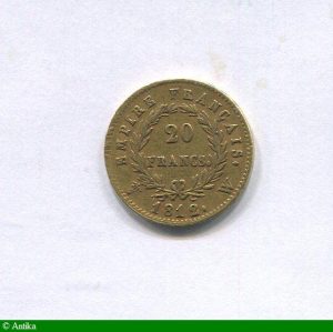20 FRANCS OR NAP EMP revers EMPIRE
