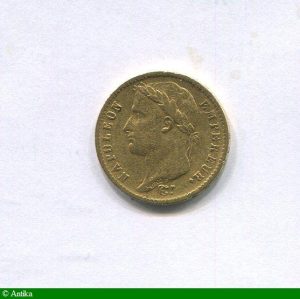 20 FRANCS OR NAP EMP revers EMPIRE