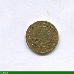 20 FRANCS OR NAP EMP revers EMPIRE