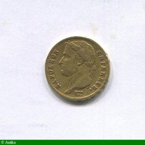 20 FRANCS OR NAP EMP revers EMPIRE