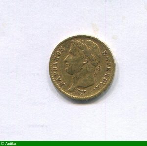 20 FRANCS OR NAP EMP revers EMPIRE