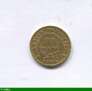 20 FRANCS OR NAP EMP revers EMPIRE