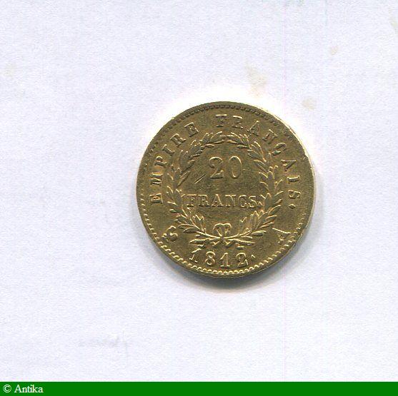 20 FRANCS OR NAP EMP revers EMPIRE