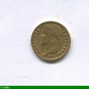 20 FRANCS OR NAP EMP revers EMPIRE