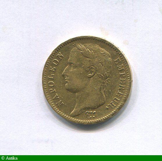 40 FRANCS OR NAP EMP revers EMPIRE
