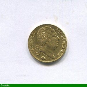 20 FRANCS OR Buste nu