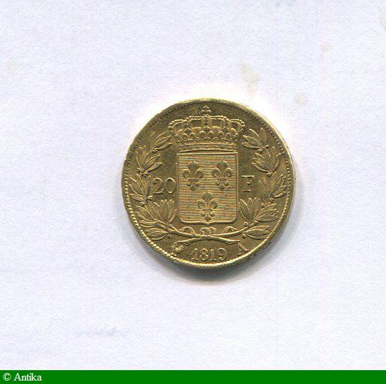 20 FRANCS OR Buste nu