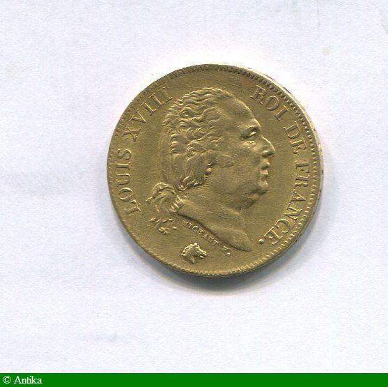 40 FRANCS OR Buste nu