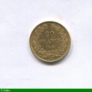 20 FRANCS OR T.L