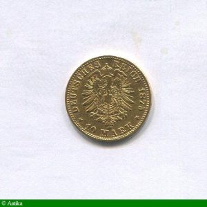 10 MARK LUDWIG II 3,92 gr D:Munich