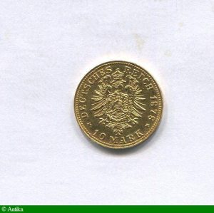 10 MARK LUDWIG II 3,91 gr D:Munich