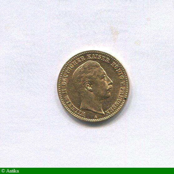 10 MARK WILHELM II 3,94 gr A:Berlin