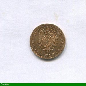 10 MARK KARL 3,94 gr F:Stuttgart