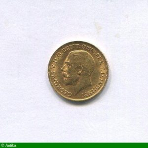 1/2 SOUVERAIN GEORGES V 3,98 gr Londres