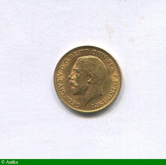 1/2 SOUVERAIN GEORGES V 3,98 gr Londres
