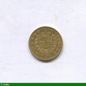 10 LIRE VICTOR EMMANUELLE II 3,20 gr Turin