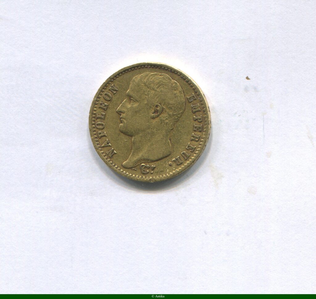 20 FRANCS OR Type Transitoire "grosse tête"