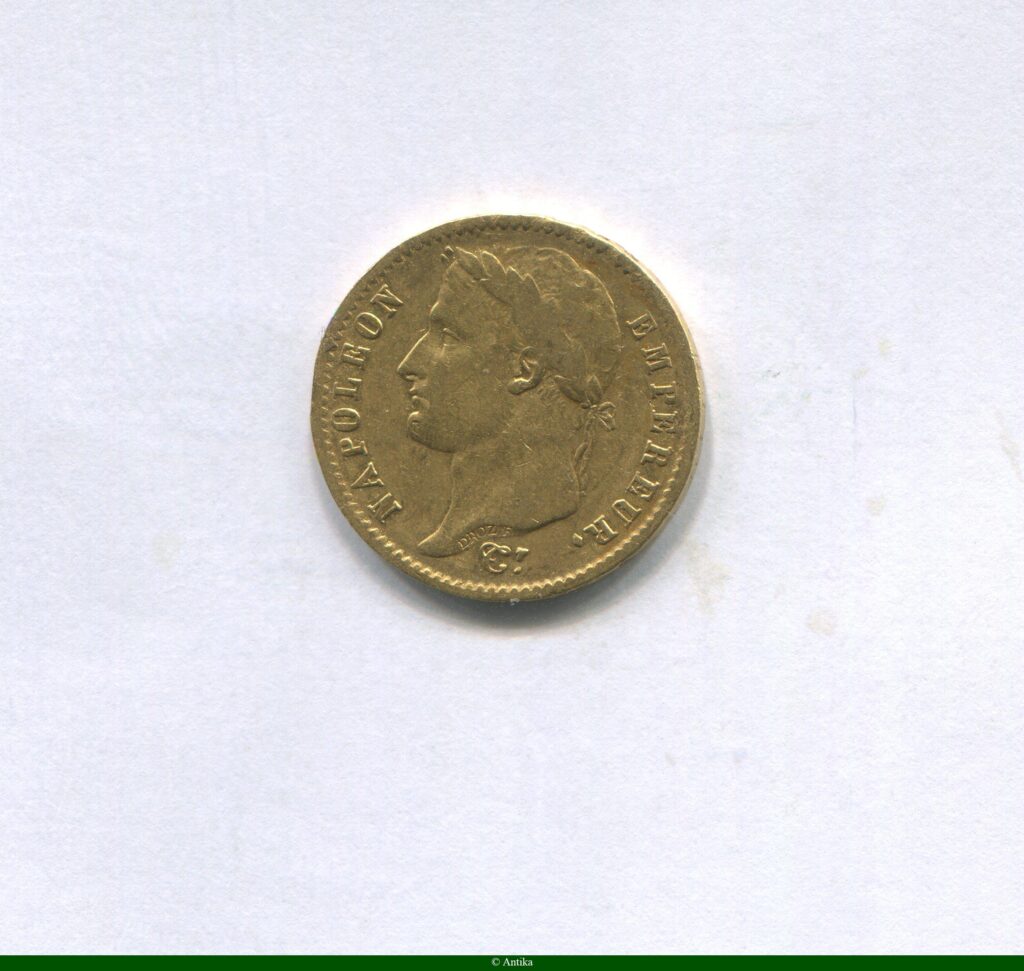 20 FRANCS OR NAP EMP revers REPUBLIQUE