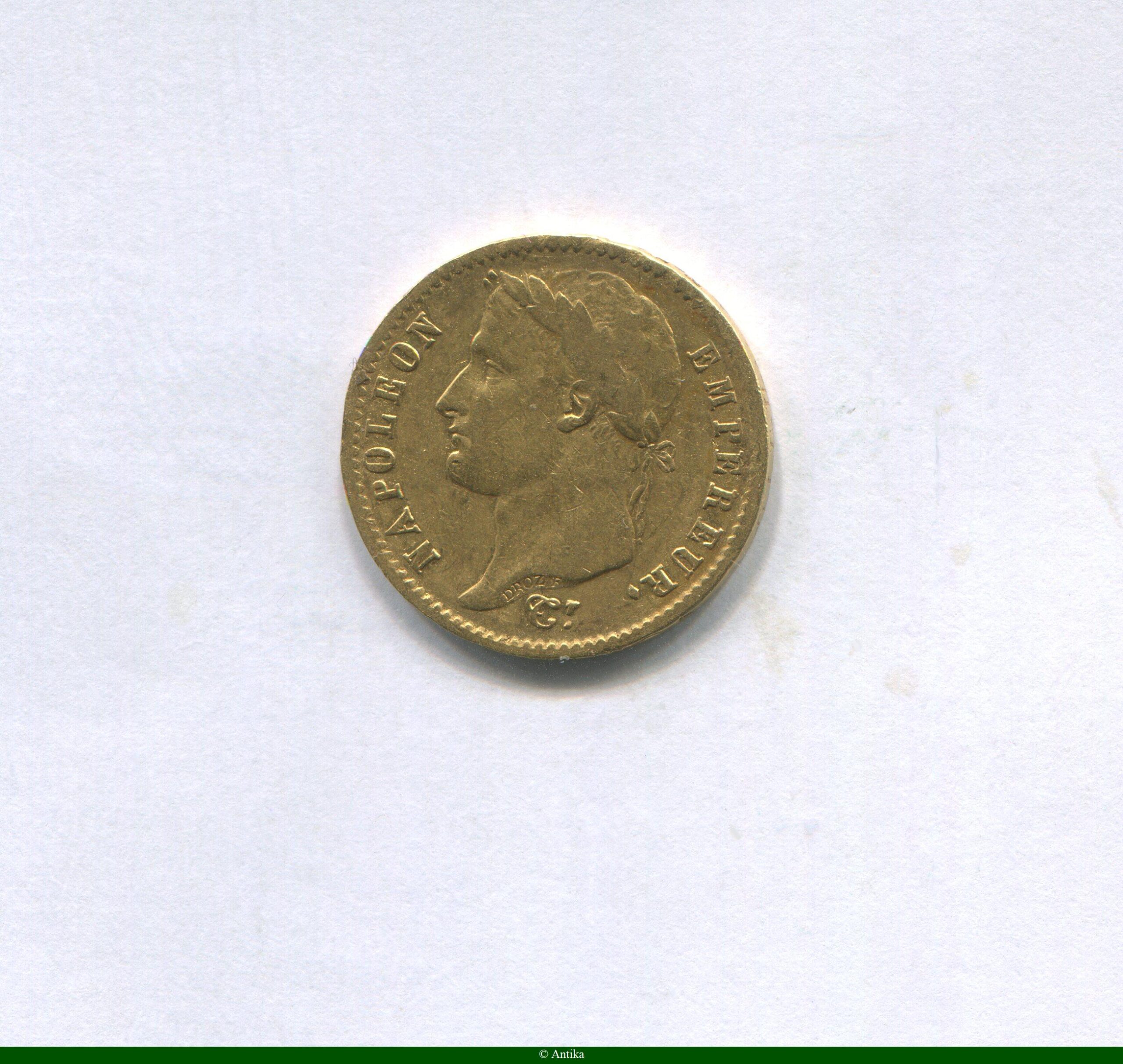 20 FRANCS OR NAP EMP revers REPUBLIQUE