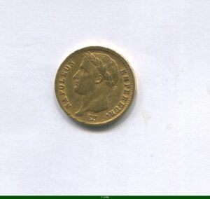 20 FRANCS OR NAP EMP revers REPUBLIQUE