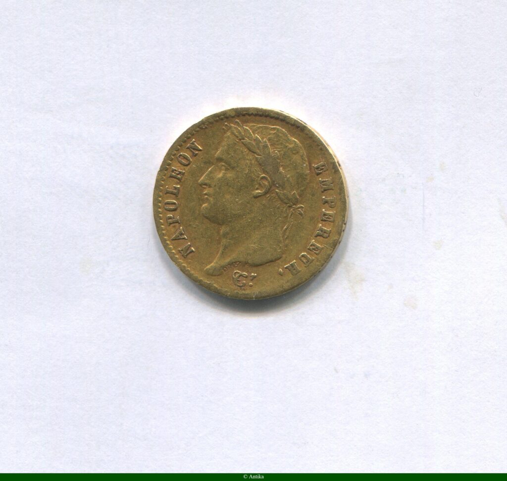 20 FRANCS OR NAP EMP revers REPUBLIQUE