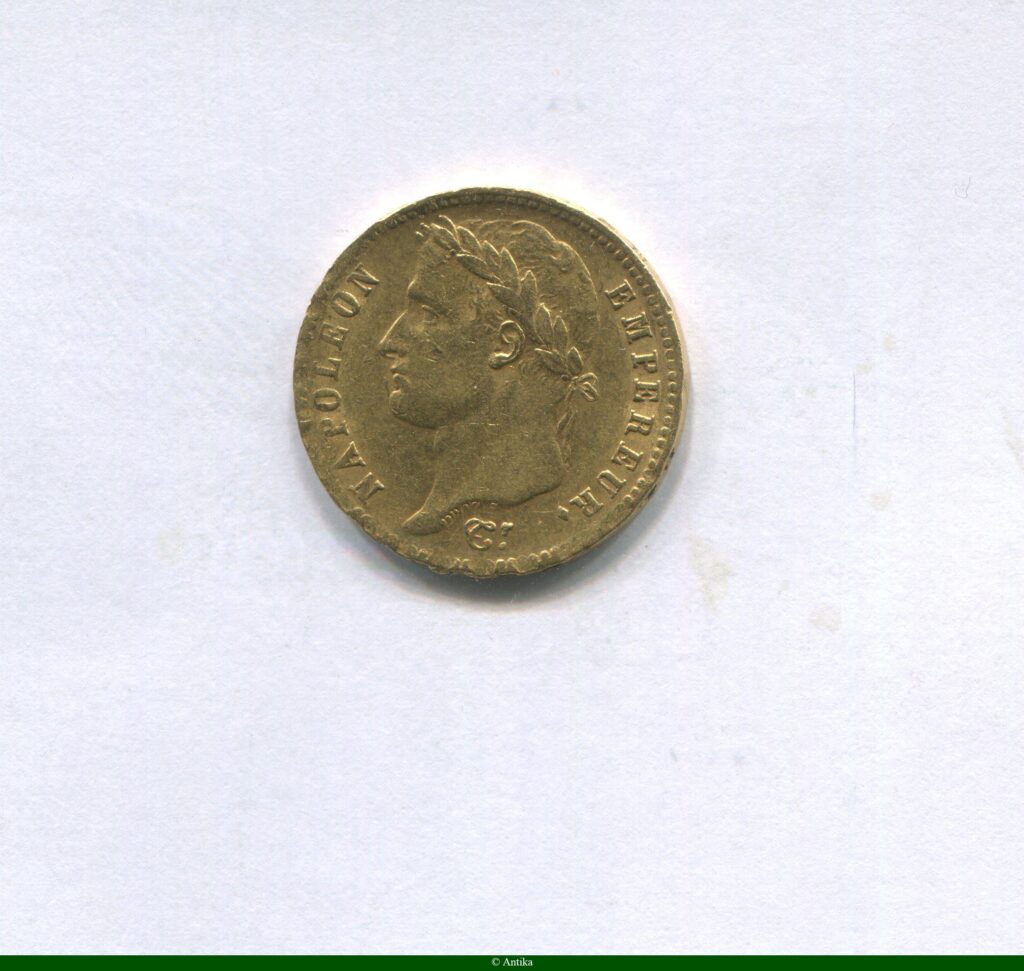 20 FRANCS OR NAP EMP revers EMPIRE