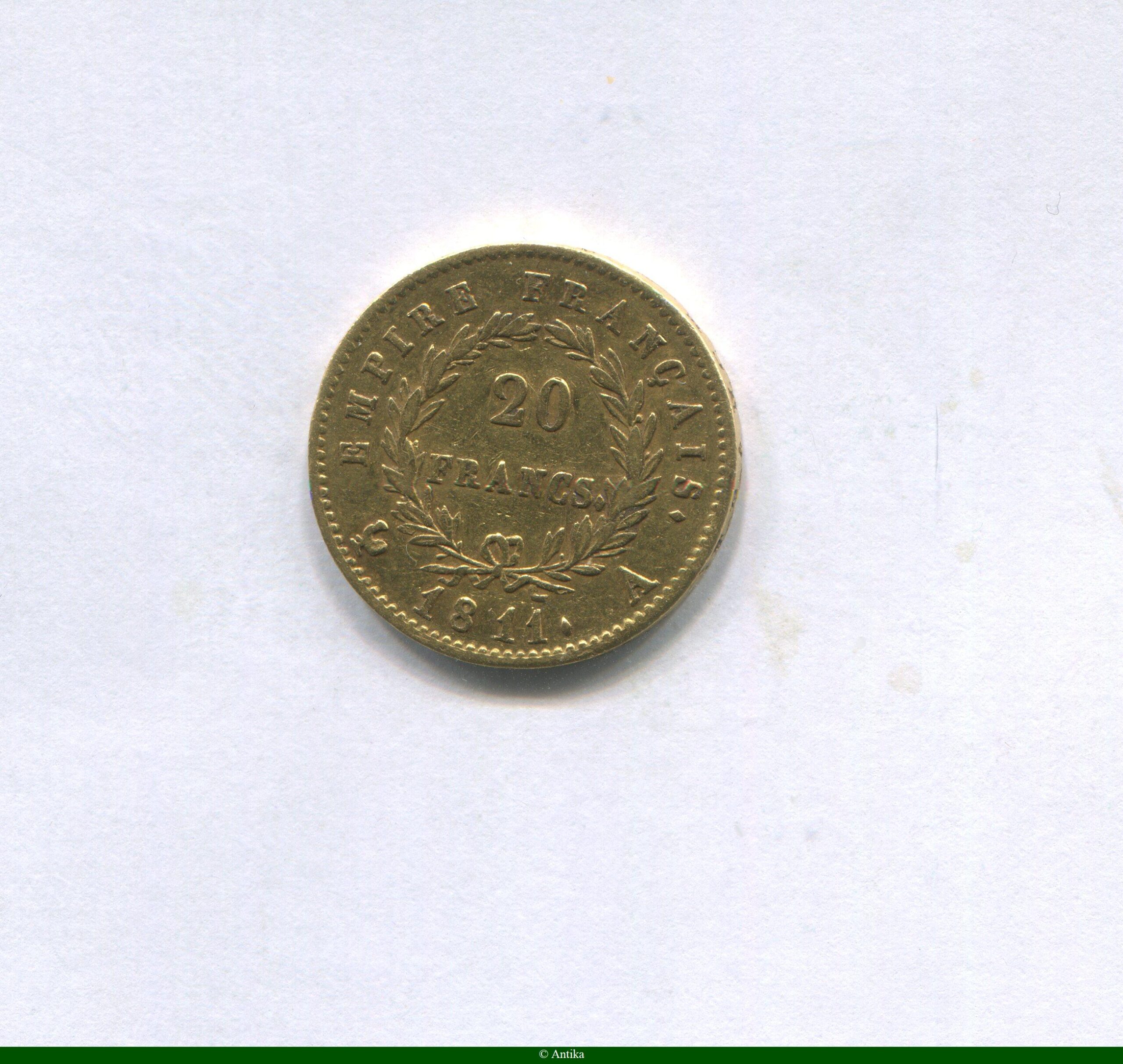 20 FRANCS OR NAP EMP revers EMPIRE