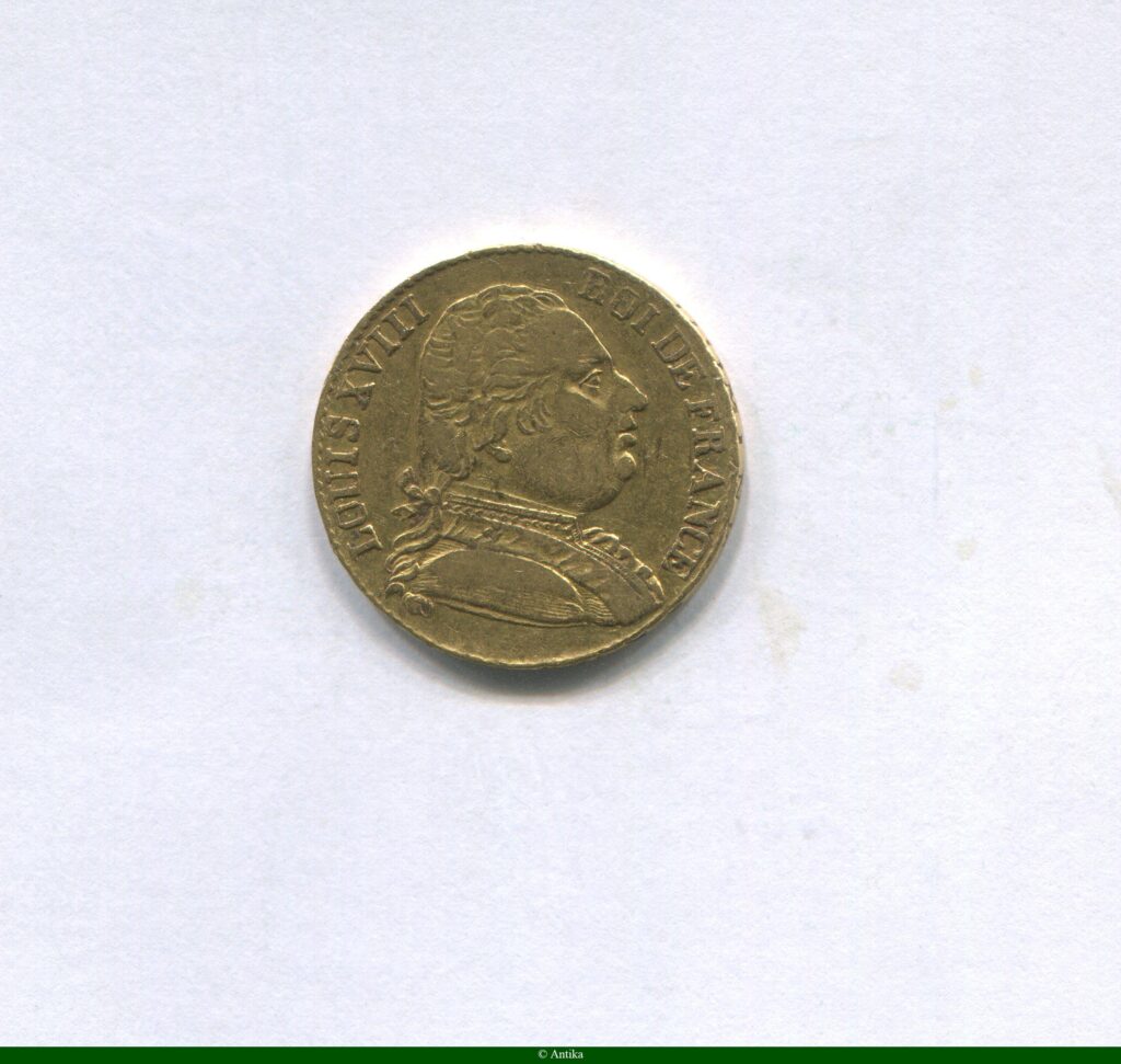 20 FRANCS OR En Exil 1815