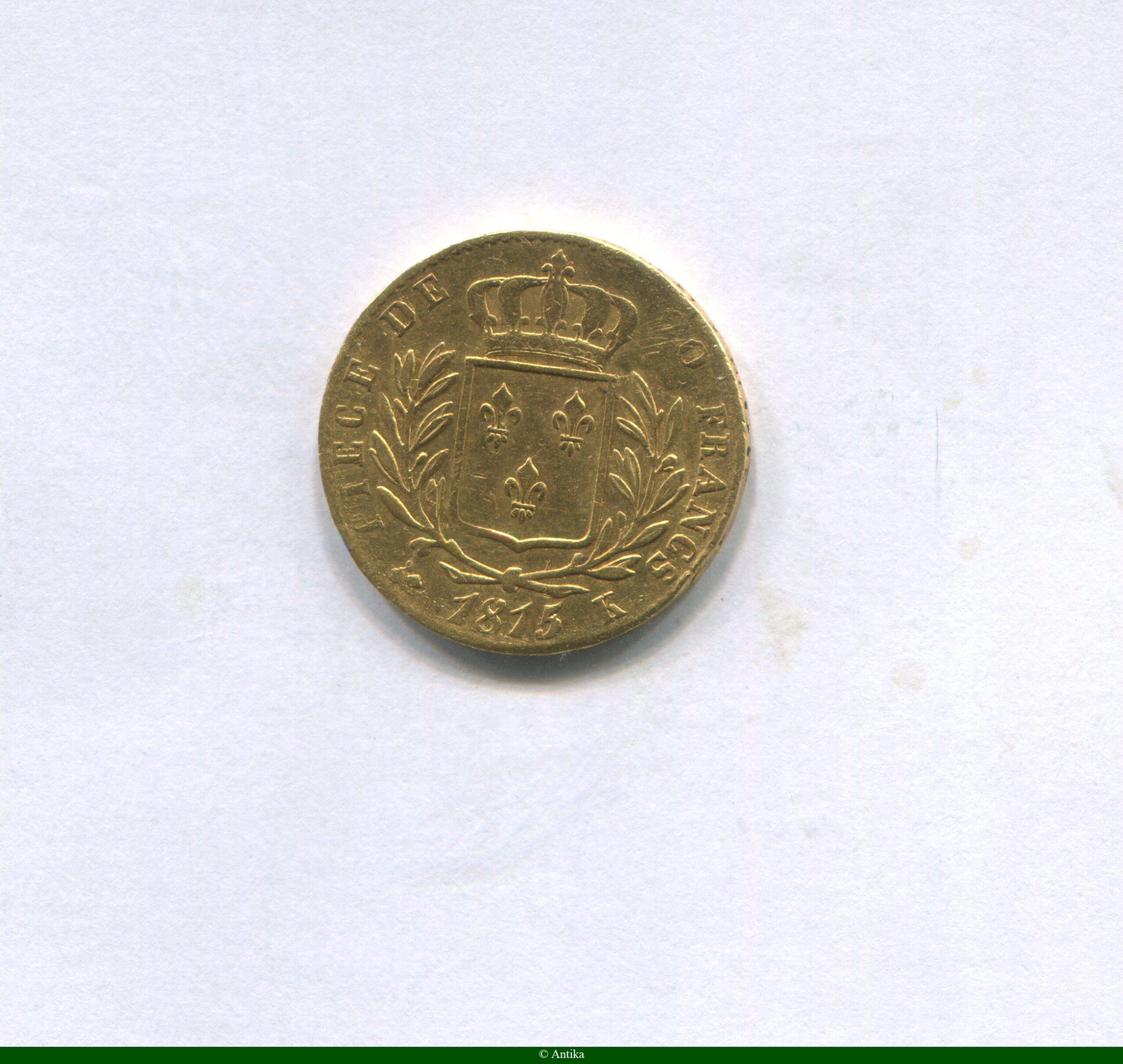 20 FRANCS OR Buste Habillé