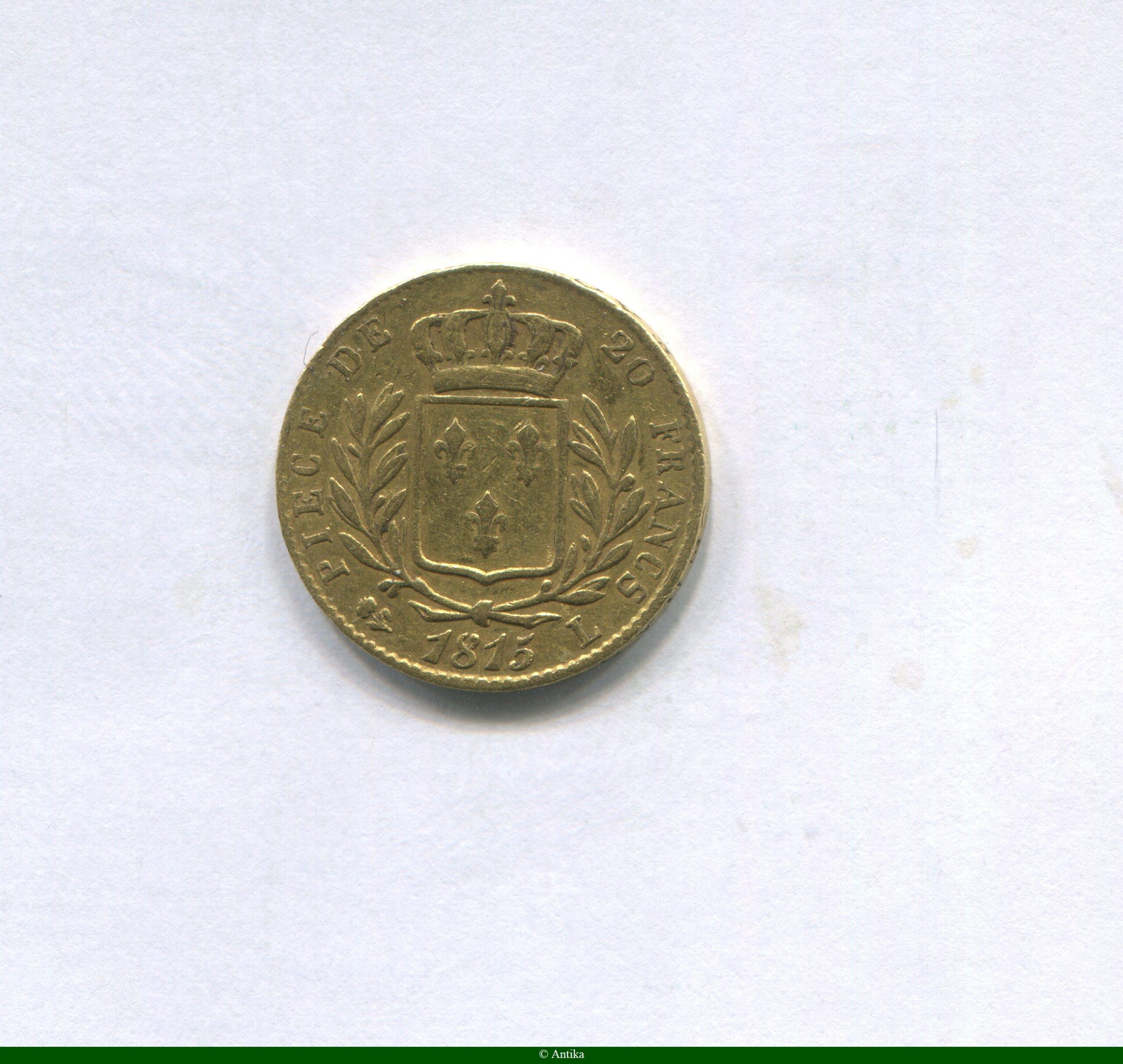 20 FRANCS OR Buste Habillé